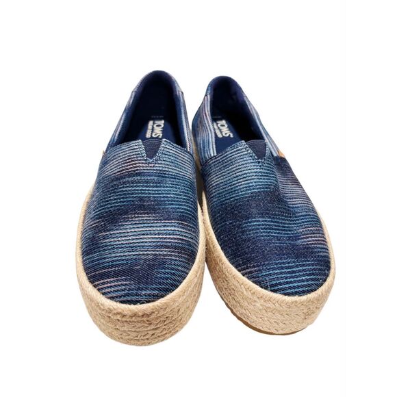 TOMS Women's Valencia Slip-On Platform Shoes - Picture 2 of 7